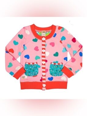 Wildflowers Queen Of Hearts Cardigan size 6